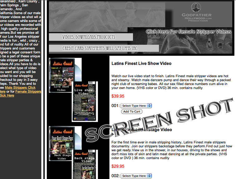 Screen Shot Stripper Videos
